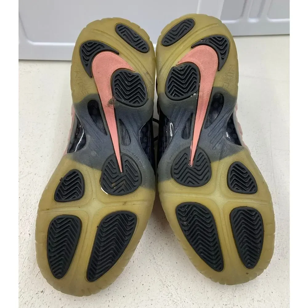 Youth Nike Air Foamposite One Rust Pink high-top sneakers 644791-601, 6Y